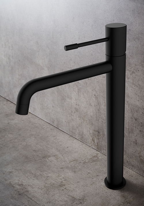 1381288 Смеситель Для Умывальника Fine High Black Hafa  Черный 