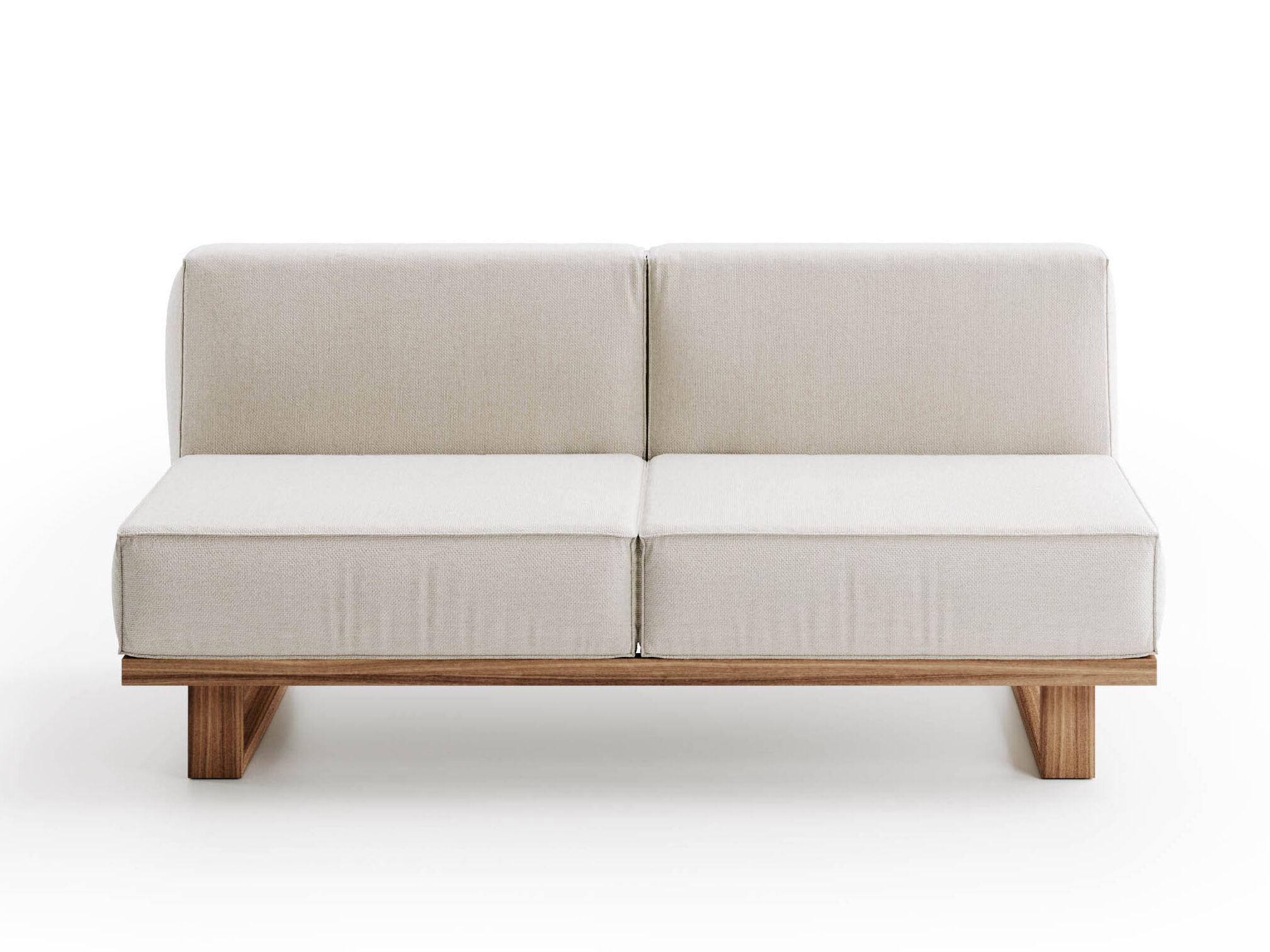 2-местный садовый диван из тикового дерева и ткани Atmosphera 9.Zero ARCH-00036671 - Вид №10