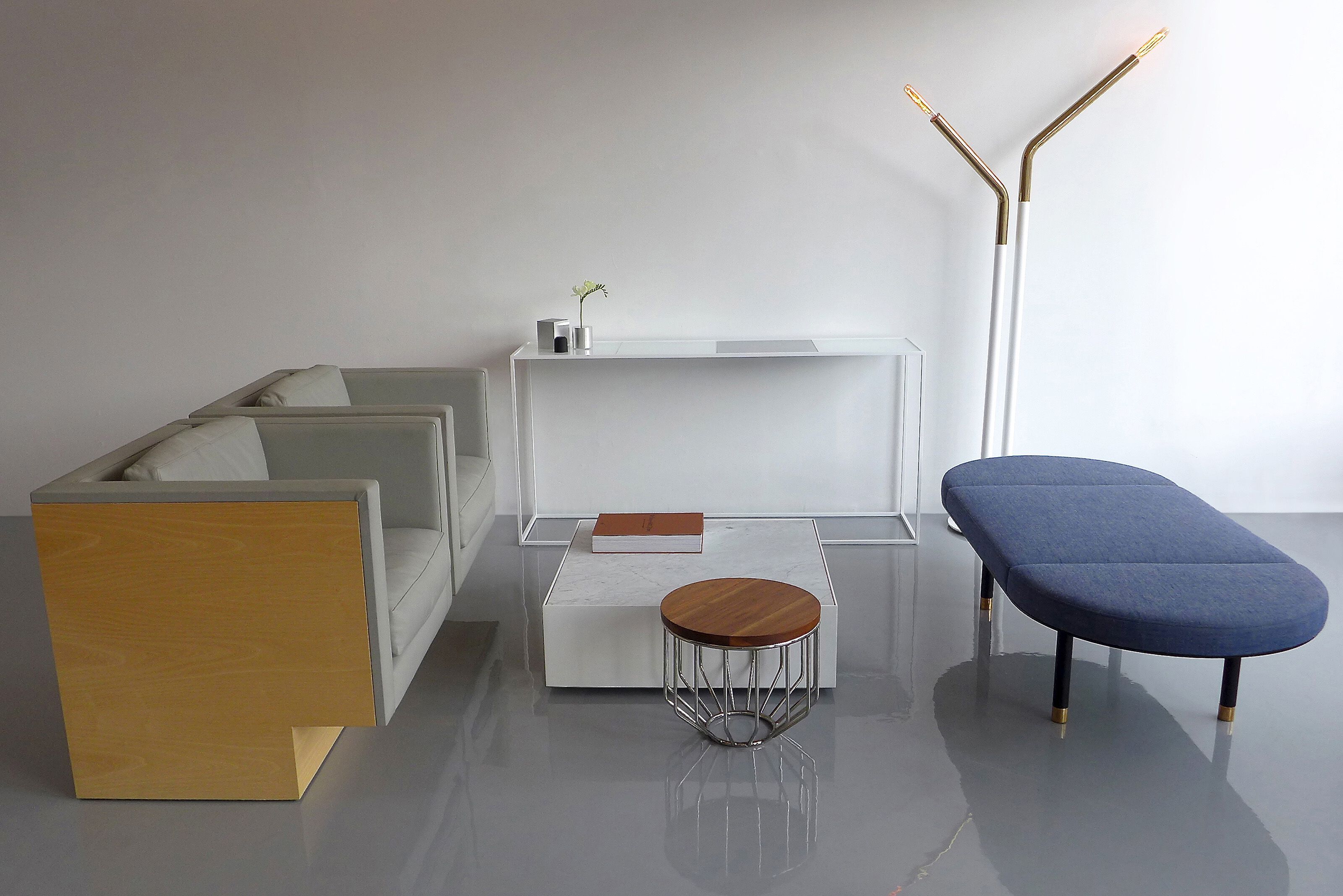 Мягкая скамейка из ткани Phase Design Pill ARCH-00036873 - Вид №7