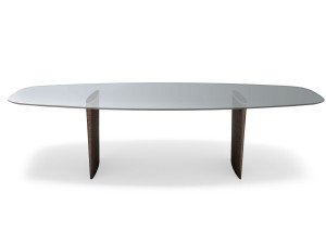 Прямоугольный стеклянный стол