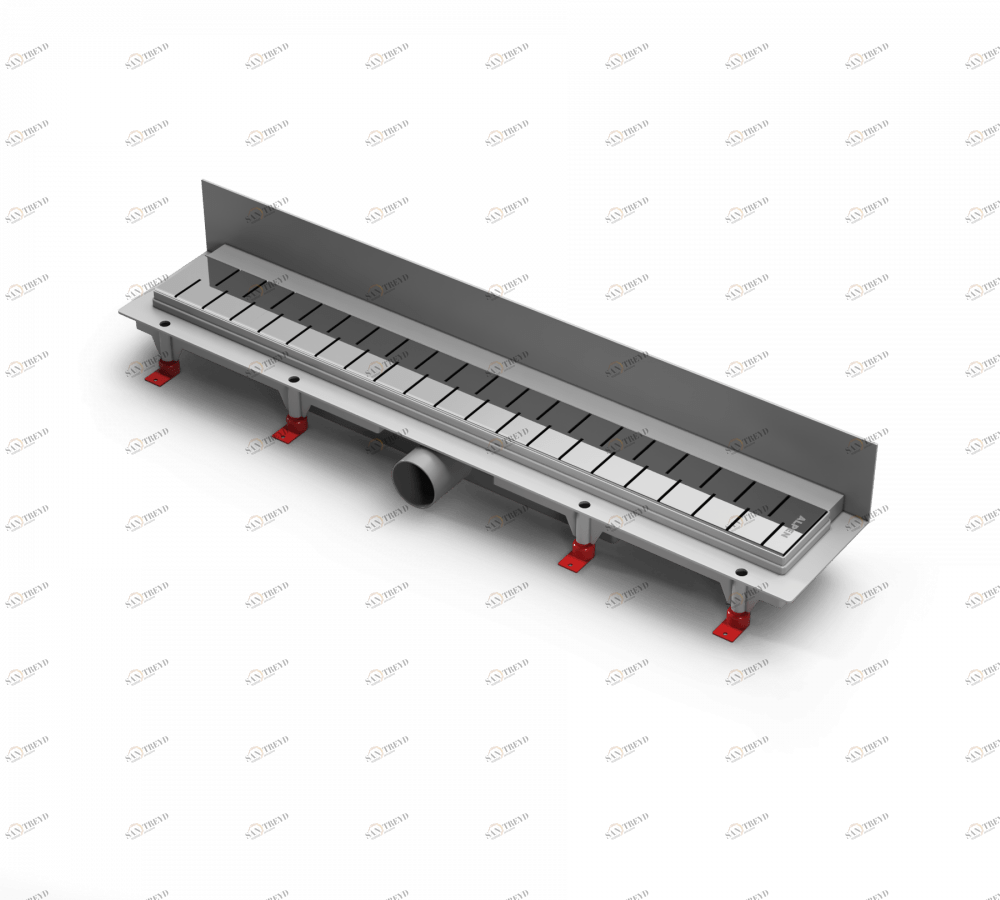 Водоотводящий желоб ALPEN Medium ALP-850M3 для монтажа вплотную к стене 