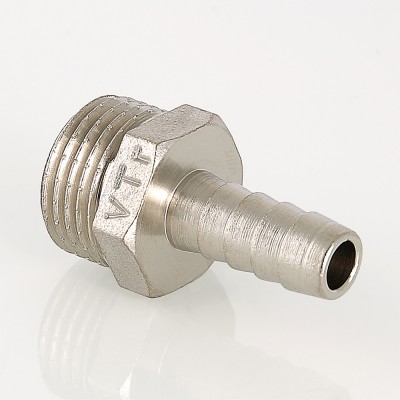 VTr.650.N.0418 Штуцер для шланга Valtec 1/2" х 18 мм  - Вид №1