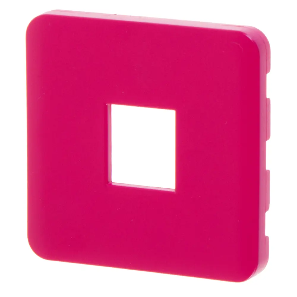 Накладка для розетки Lexman Cosy RJ11-12-45, цвет фуксия STLM-2192112 - Вид №1