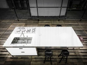 ALPES-INOX Снек-остров из нержавеющей стали Liberi in cucina