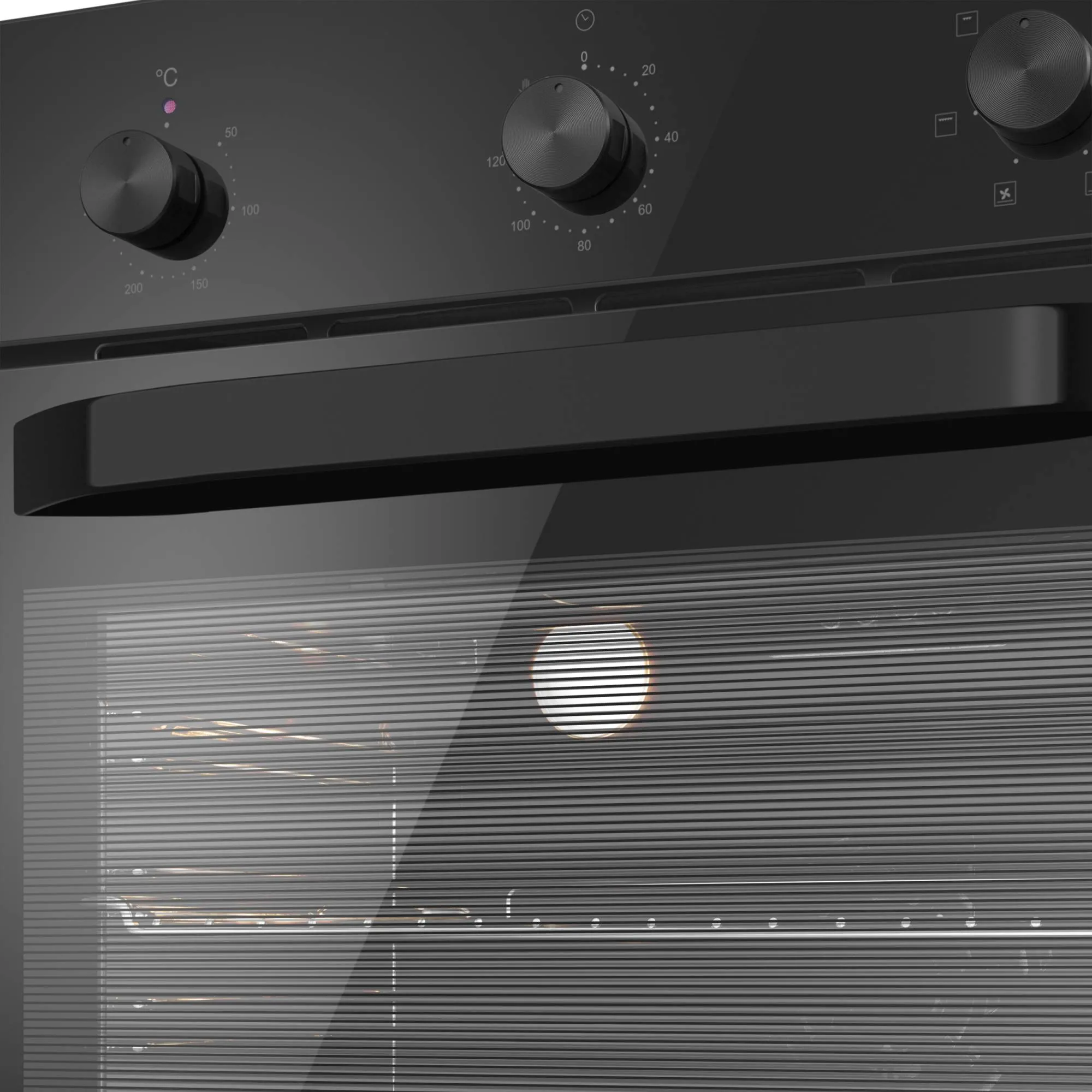 9168830 Электрический духовой шкаф Meferi MEO606BK LIGHT черный STDN-0076211 - Вид №10