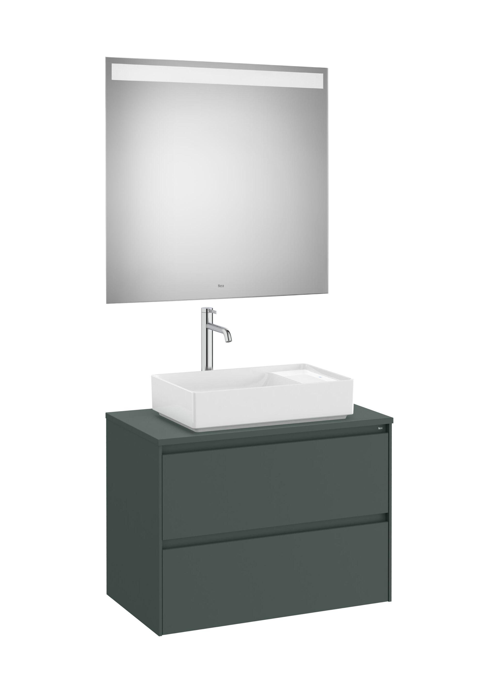 Деревянный одиночный умывальник с зеркалом Roca Ona ARCH-00036665 - Вид №15