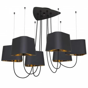 Люстра подвесная черная 6 ламп Loft 1167-6BL LOFT IT ДИЗАЙНЕРСКИЕ, LOFT1167 00-3834201 Черный