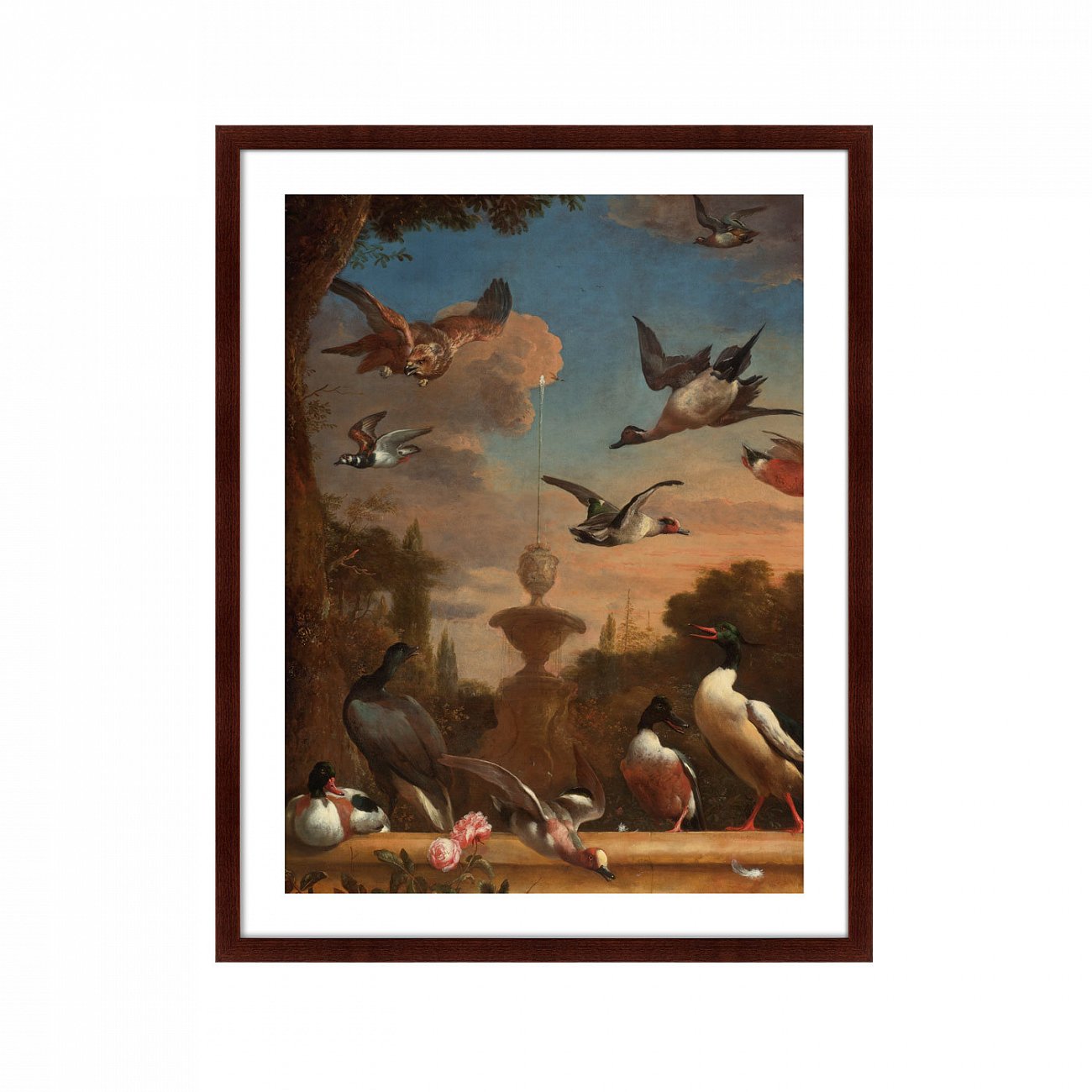 Картина в раме 78,5х100 см Garden Landscape 1636 г. КАРТИНЫ В КВАРТИРУ  264189 Бежевый;коричневый;синий;разноцветный  - Вид №1