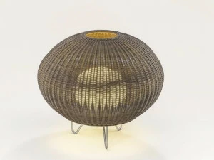 BOVER Настольная лампа из синтетического волокна Garota