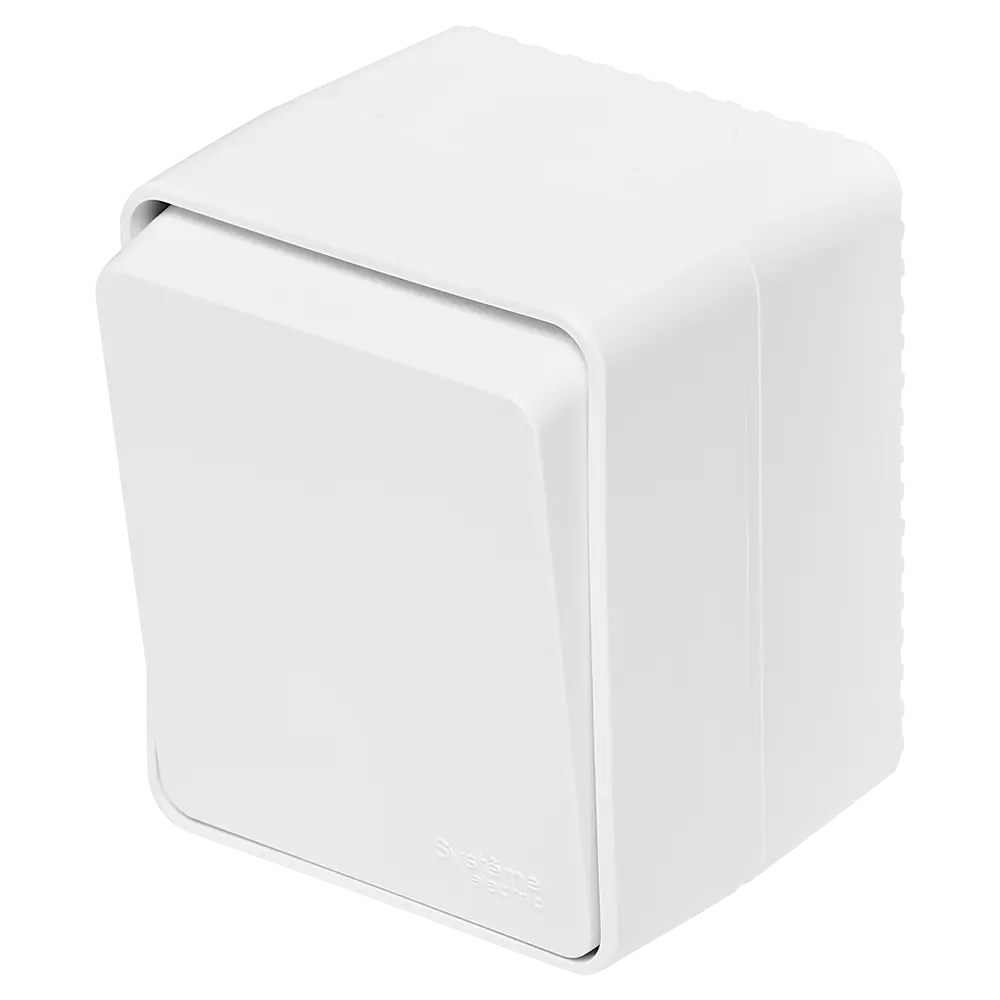 Выключатель накладной Systeme Electric AtlasDesign 1 клавиша цвет белый 89457203 STLM-2003314 AtlasDesign Profi - Вид №1
