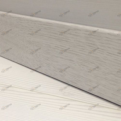 Плинтус Greff Серый 1026 Мдф Дуб 2600х58 мм 1010000196