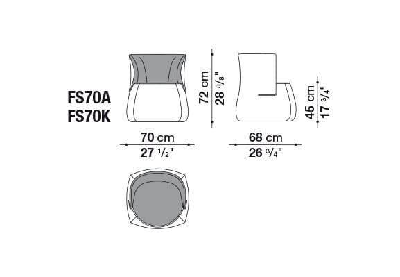 Тканевое кресло B&B Italia Fat Sofa ARCH-00153111 - Вид №2