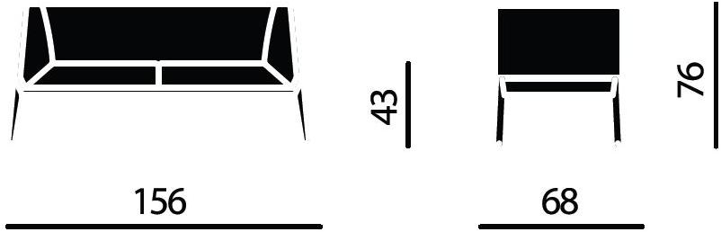Quadrifoglio Контрактный диван Accord sun-id-1460189 - Вид №2