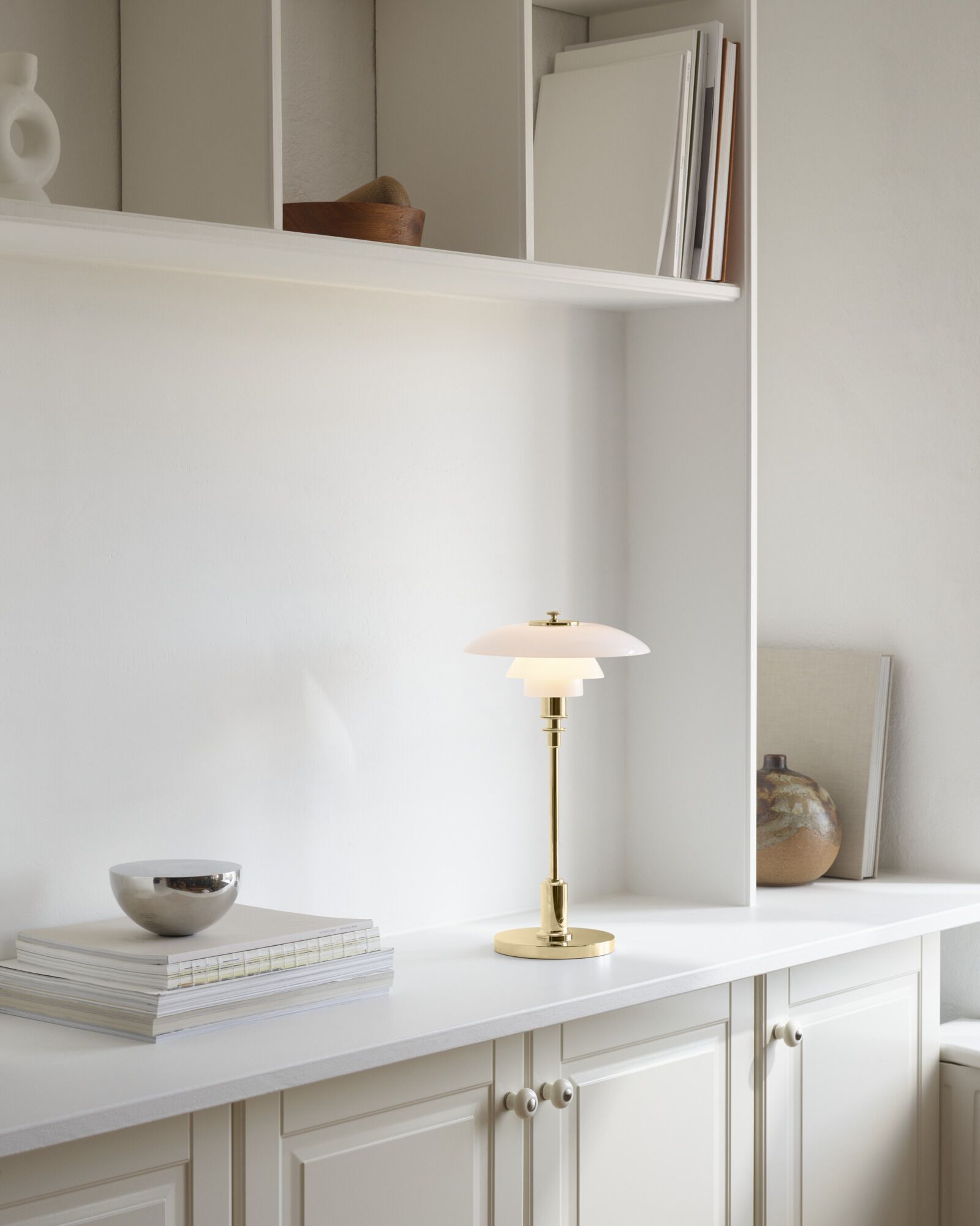 Опаловое стекло LED аккумуляторная настольная лампа Louis Poulsen PH ARCH-00041798 - Вид №1