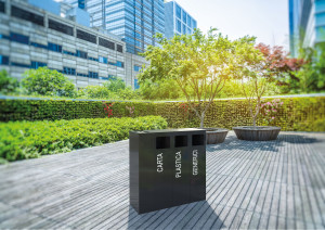 Стальная корзина для мусора для утилизации отходов