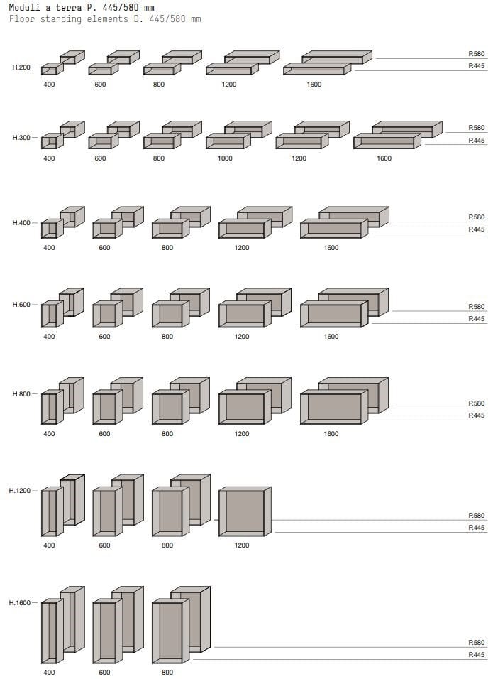 Шкаф с ящиками Porro ARCH-00034814 - Вид №2