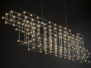 Подвесной светильник из никеля