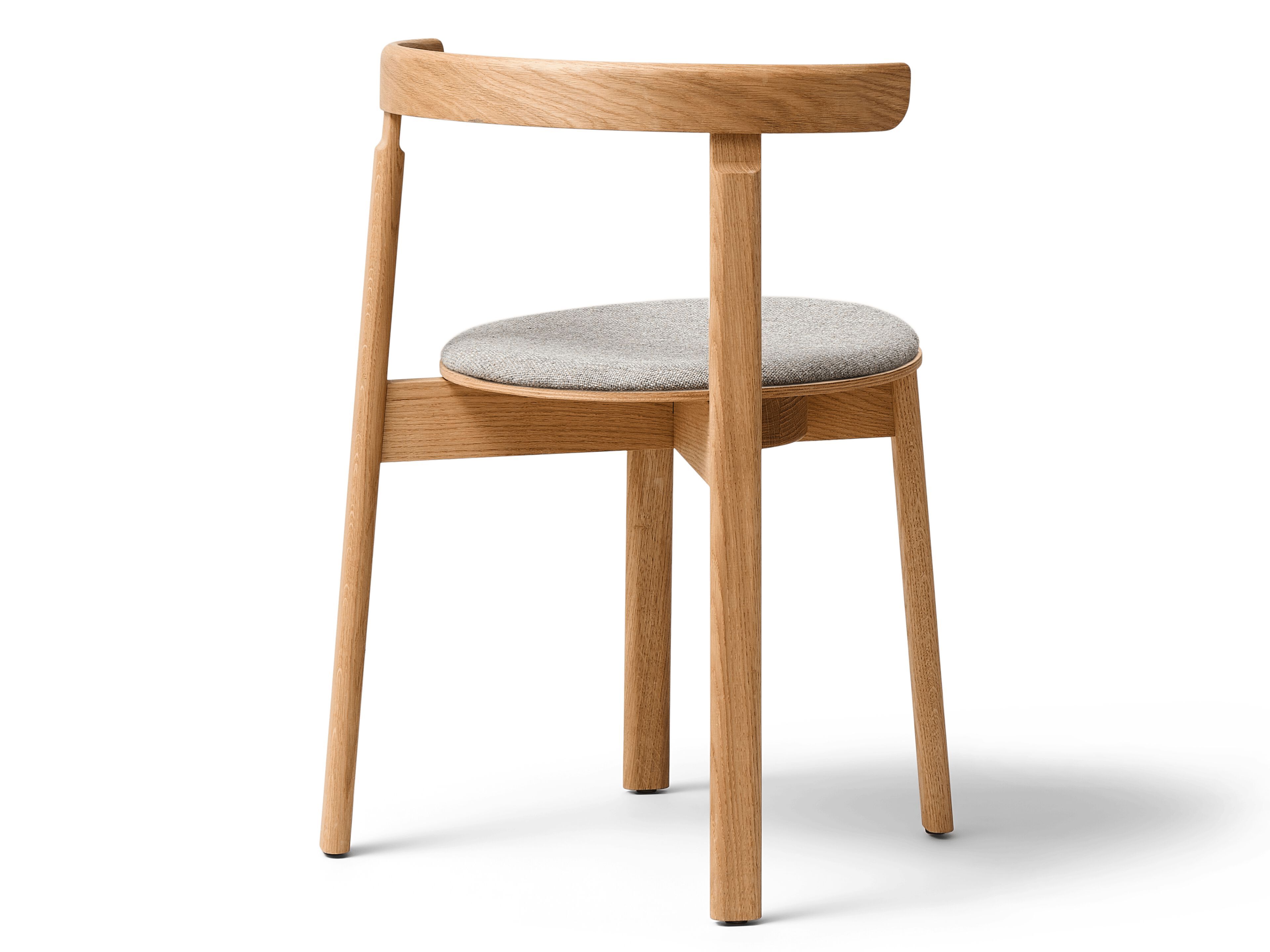 Штабелируемый дубовый стул с мягким сиденьем Form & Refine Lunar ARCH-00070395 - Вид №2