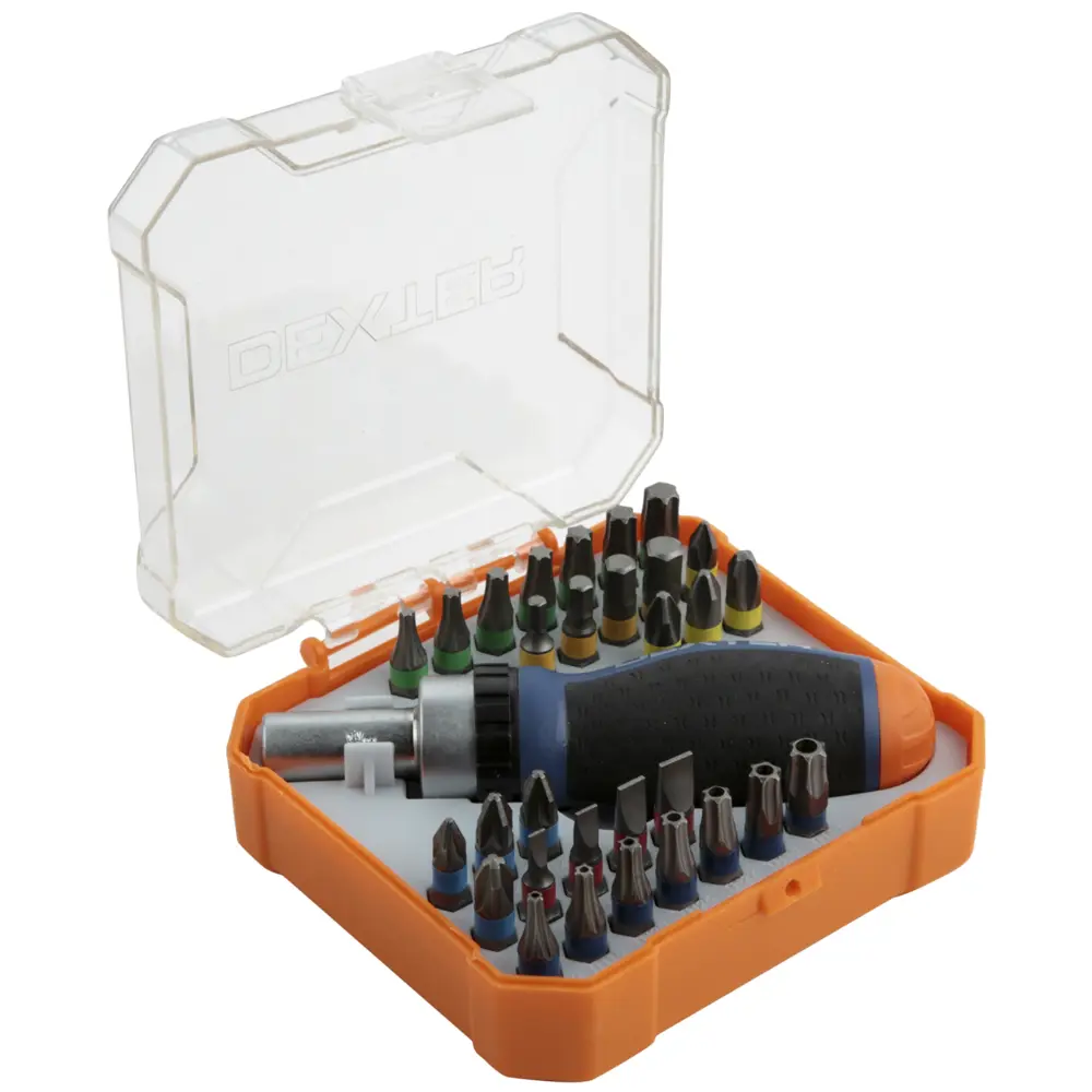 Набор отверток Dexter с битами 31 предмет для профессионального ремонта 82263626 STLM-0023533