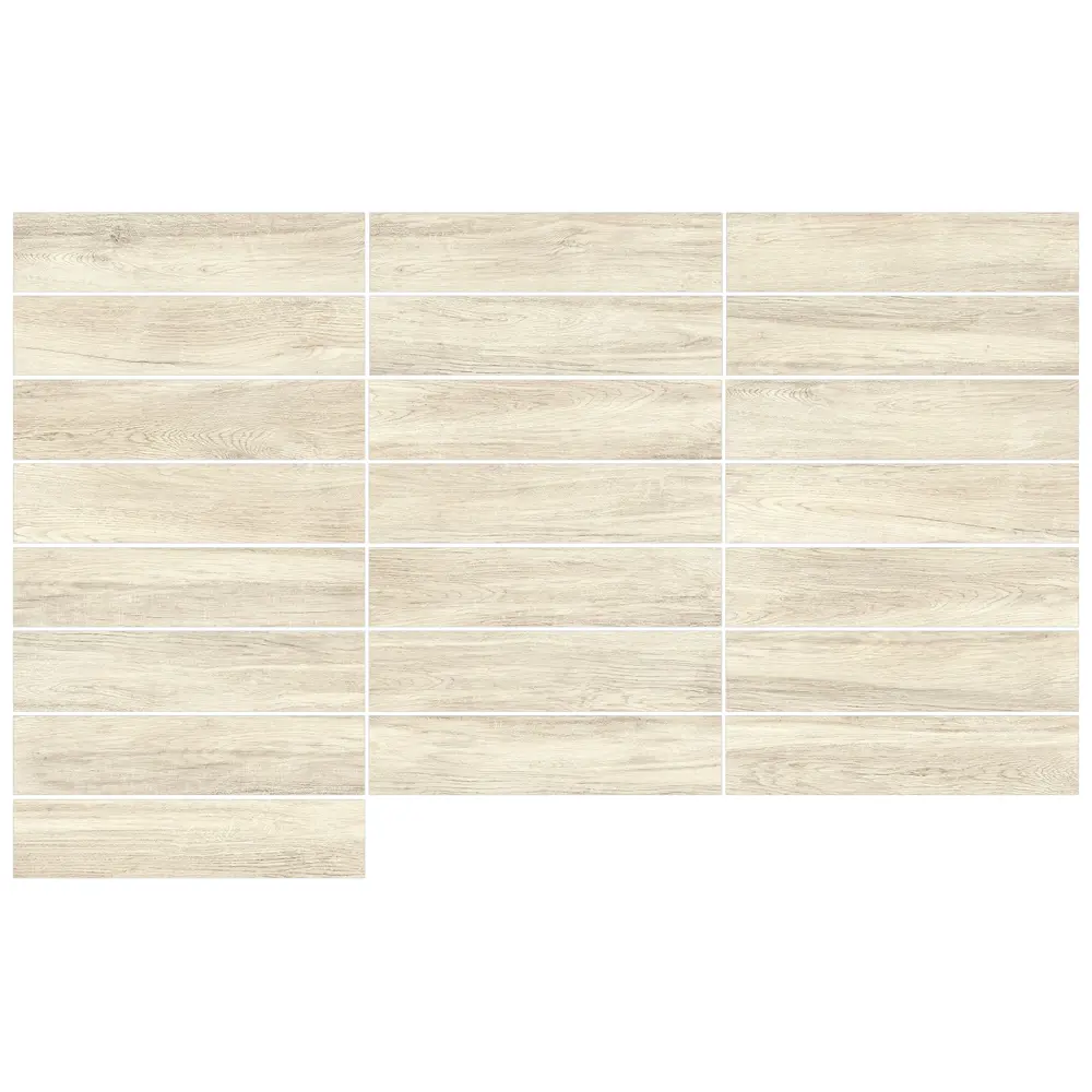 Глазурованный керамогранит Alma Ceramica Savanna 04 15.1x60.2 см 1.82 м² матовый цвет бежевый 89458847 STLM-2135453 - Вид №2