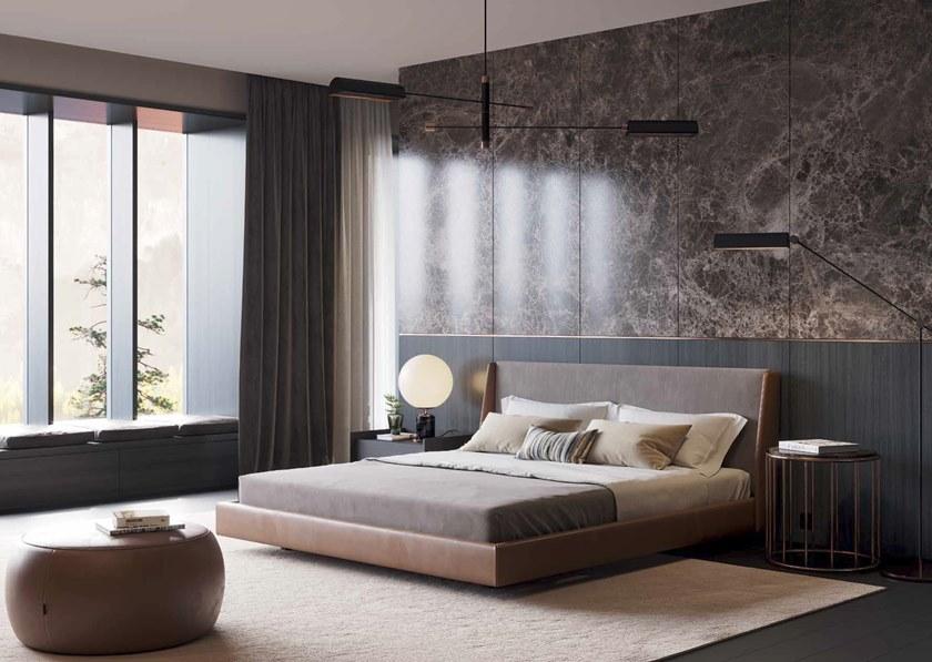 Laskasas Круглый мраморный журнальный столик для гостиной  Lk3527  - Вид №3