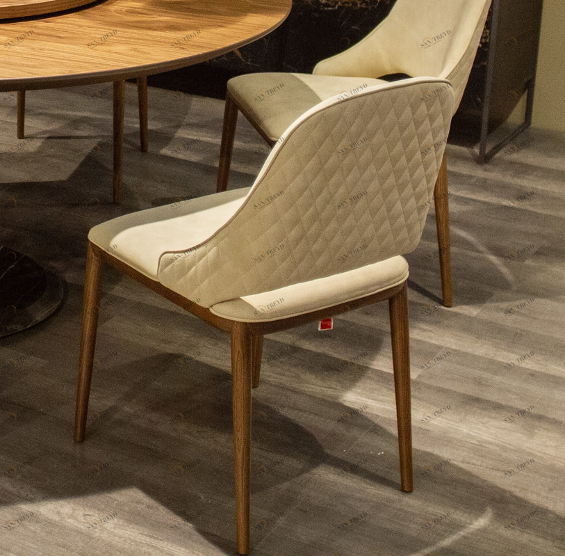 Стул с мягким сиденьем и спинкой бежевый Malva Elite Modern TONIN CASA MODERN 00-3981513 Бежевый