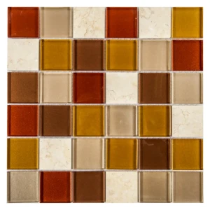 Мозаика Artens 30х30 см стекло цвет бежевый