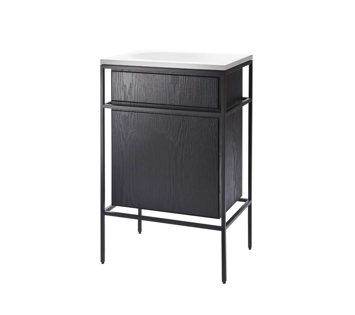 Ex.T Frame Умывальник с решеткой и тумбой comp-gl1-ss-cs