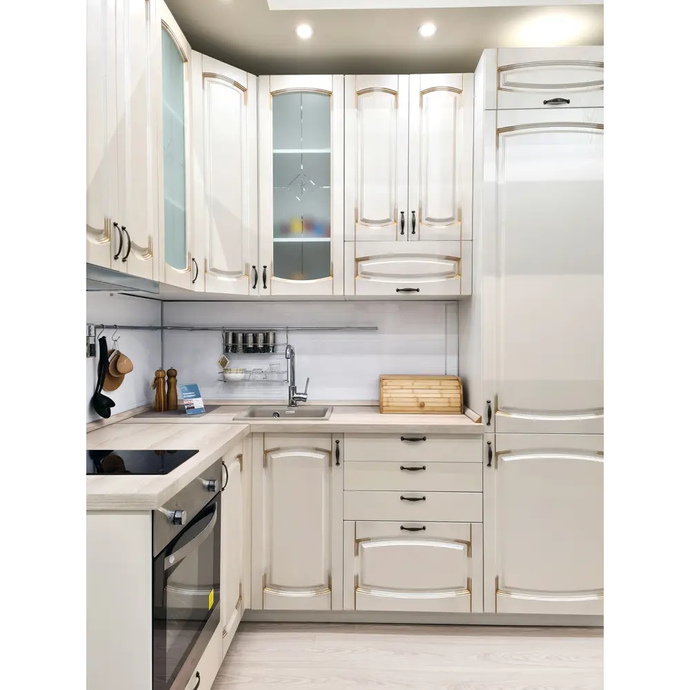 Фасад для кухонного шкафа Петергоф 39.7x76.5 см Delinia ID МДФ цвет бежевый STLM-2148524 - Вид №2