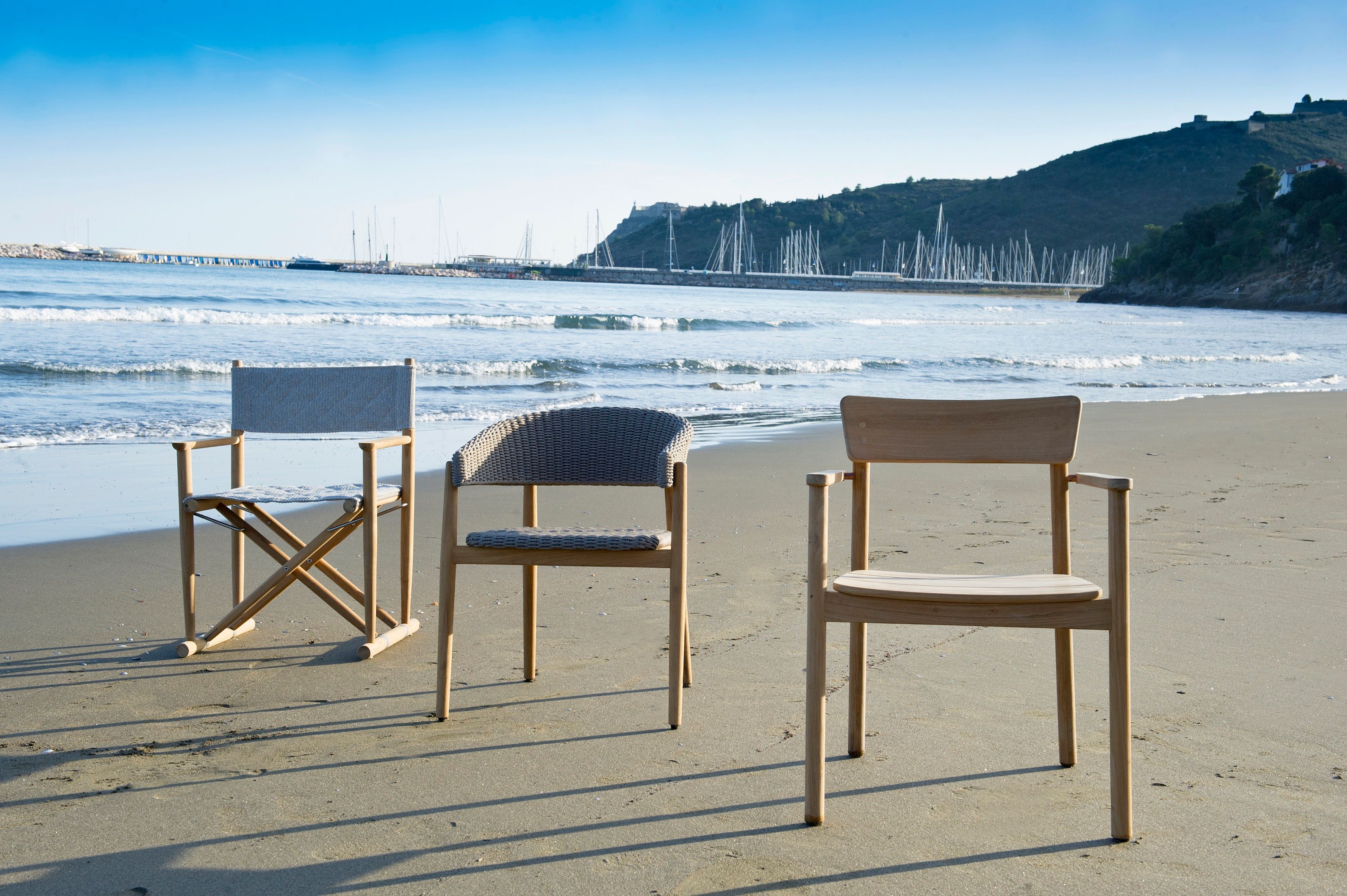 Садовое кресло из тикового дерева с подлокотниками Unopiù Pevero ARCH-00119319 - Вид №6