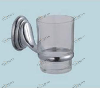 Стакан монтажный хром+стекло 3184 (Z) ZALEL 2412421