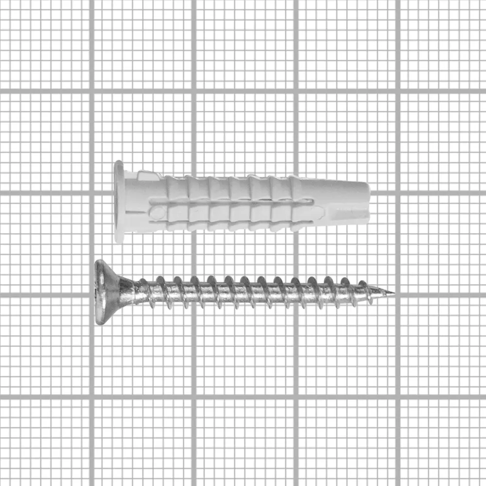 Дюбель потайной STANDERS с шурупами 5х25 мм для надежного крепления (50 шт) 83387786 STLM-0040727 - Вид №4