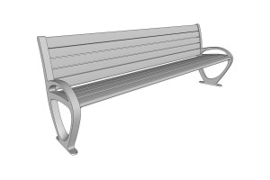 FSRT94 Скамейка трио  Forms-surfaces