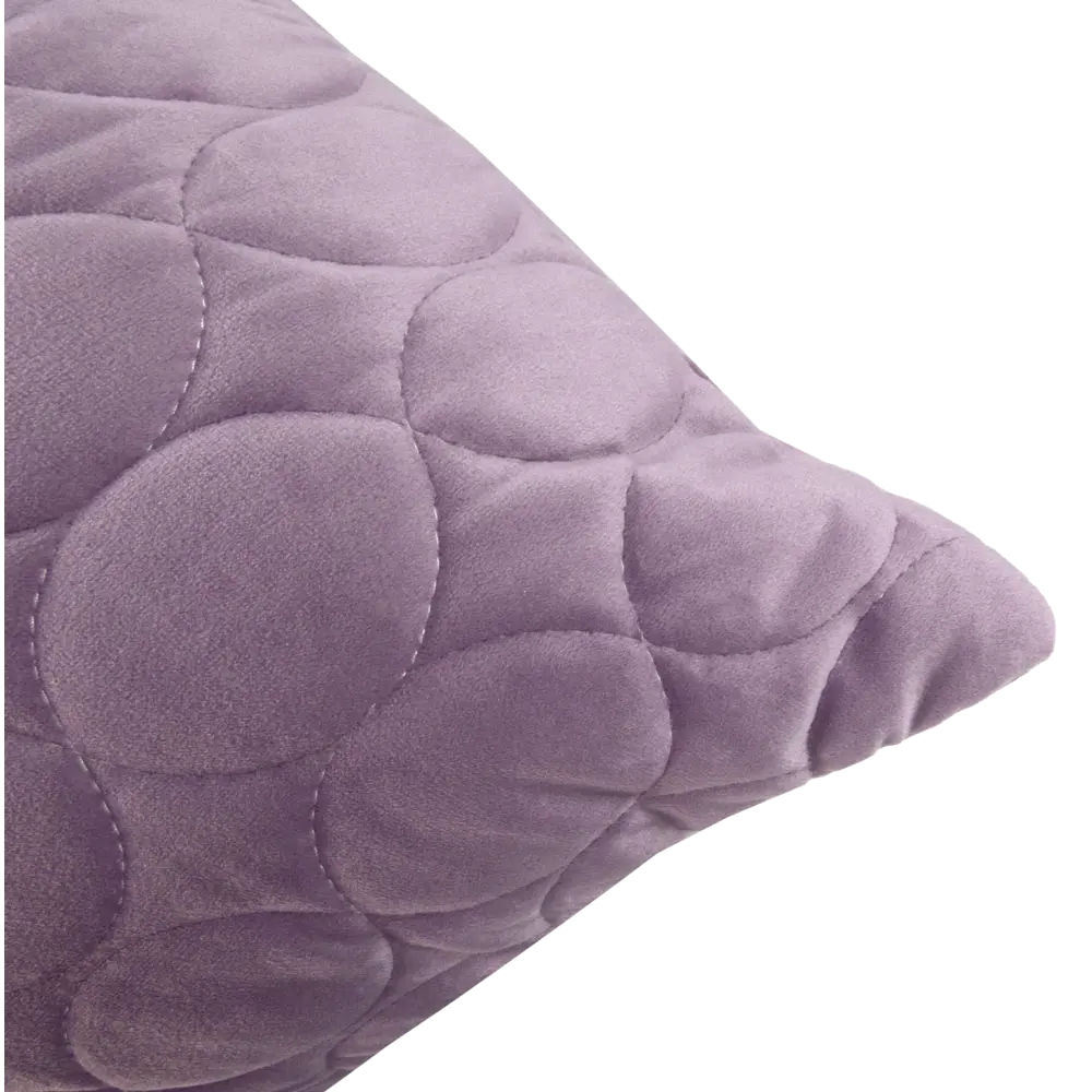 Подушка Овалы 50x50 см цвет сирень LINEN WAY STLM-2127858 - Вид №2