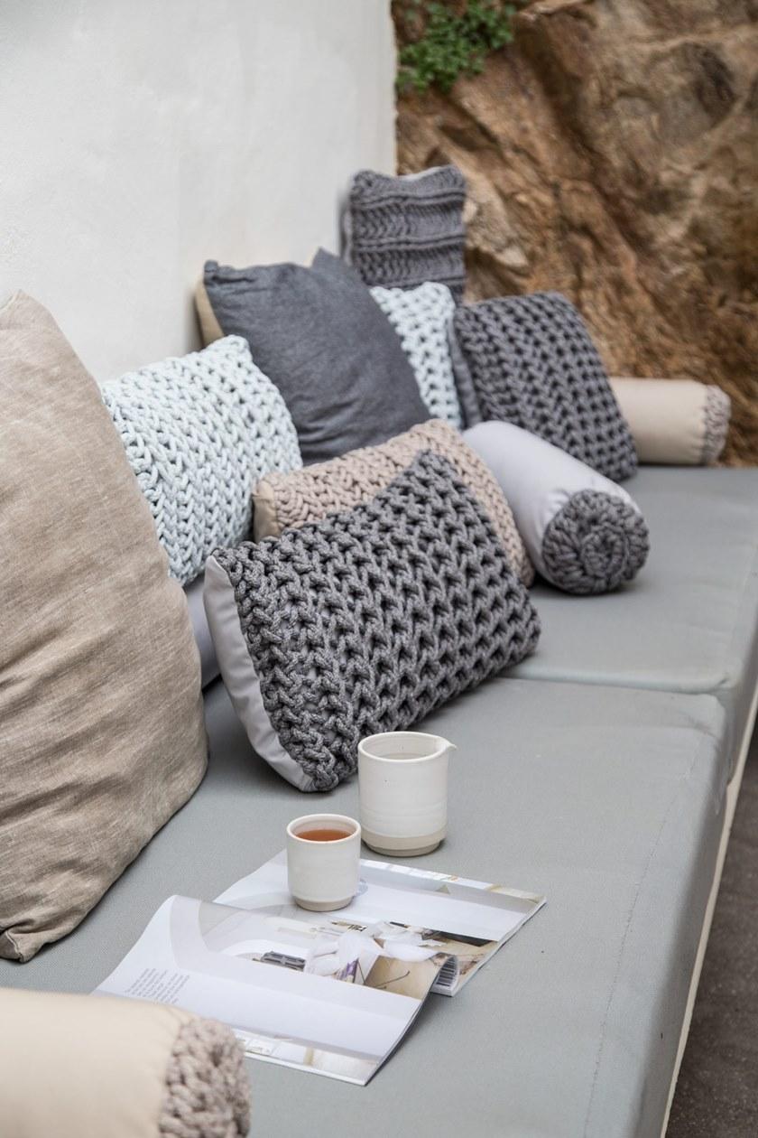 Ilektras Croshade Квадратная подушка из полиэстера sun-id-1395087 - Вид №2