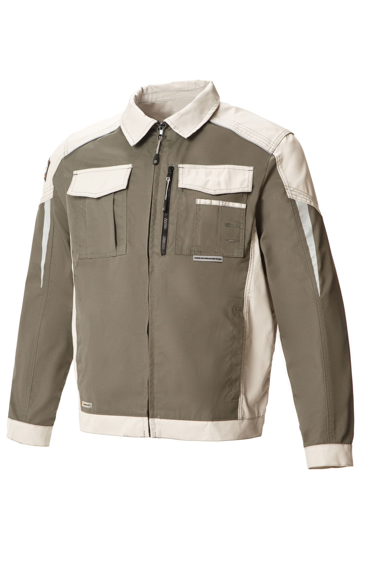 4957101 Костюм  NEW серый хаки с серым песком STATUS  Летняя спецодежда  размер 52-54/170-176  - Вид №1