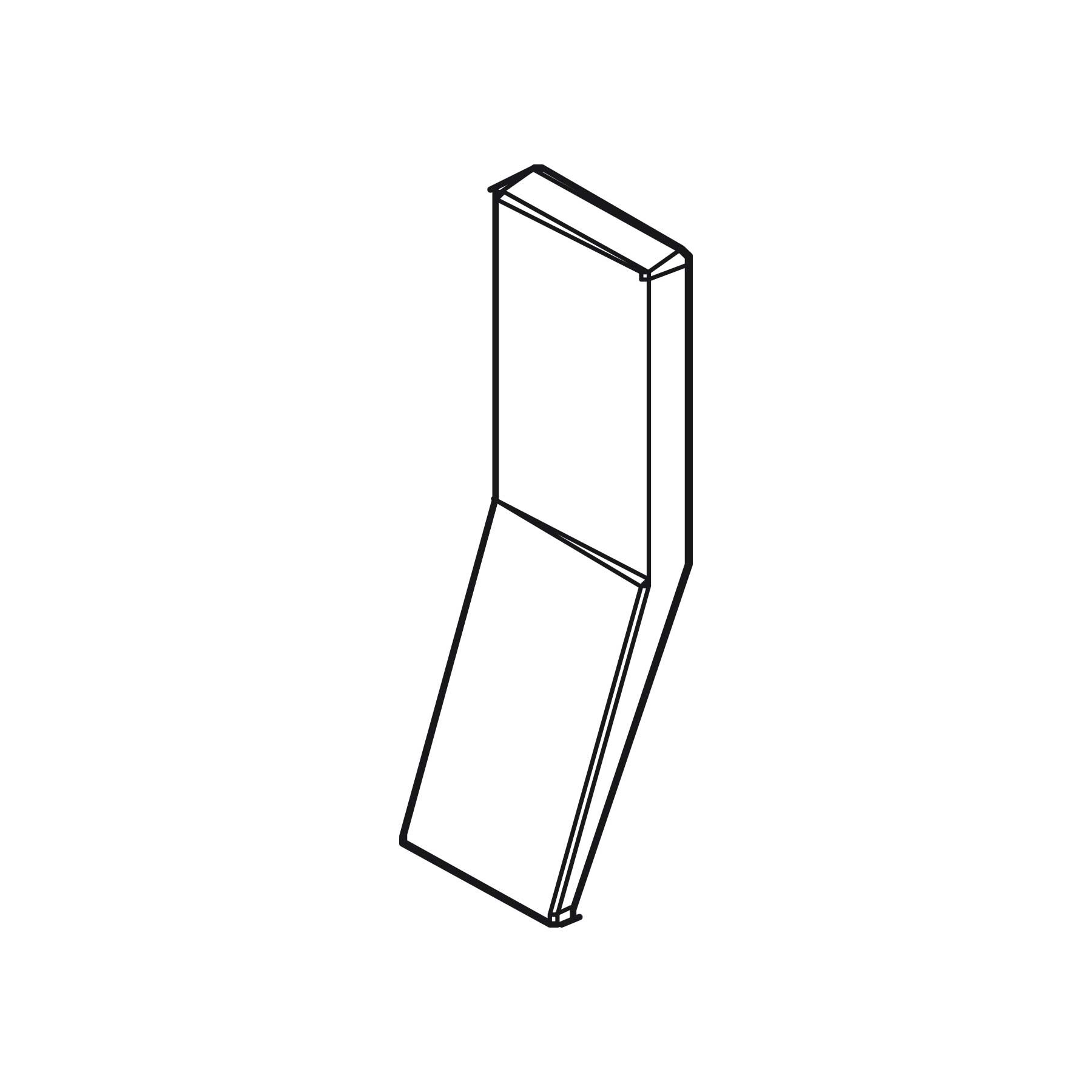 24723 SALGAR Ручка UNIIQ Комплект из 3 шт. Для тумбы под умывальник БЕЛЫЙ  - Вид №2