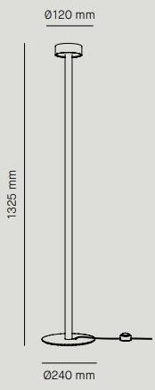 Milan Iluminacion Светодиодный торшер из стали с диммером Peak lane 6927 - 6929 - Вид №12
