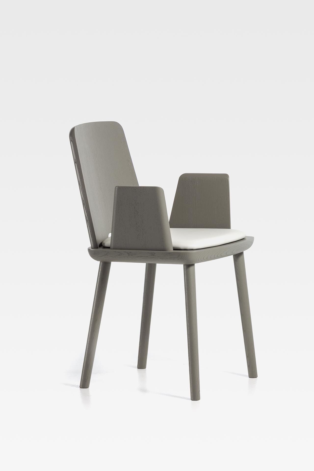 Стул из ясеня с подлокотниками SIPA планшет ARCH-00124717 - Вид №20