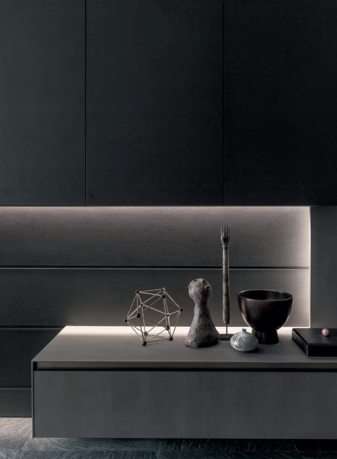 Оборудованная стена с подставкой для телевизора в milltech MODULNOVA Skill ARCH-00143635 - Вид №3