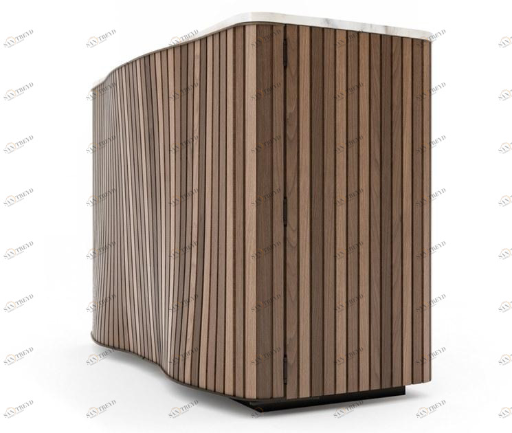 Giorgetti Барный шкаф из орехового дерева  86500 