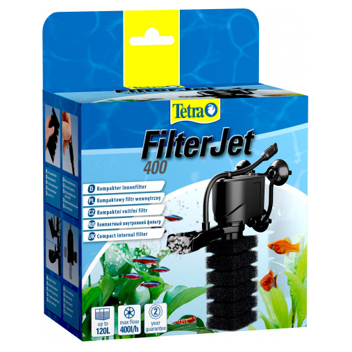 ПР0048681 Фильтр внутренний FilterJet 400 компактный для аквариумов 50-120л, 400л/ч TETRA 