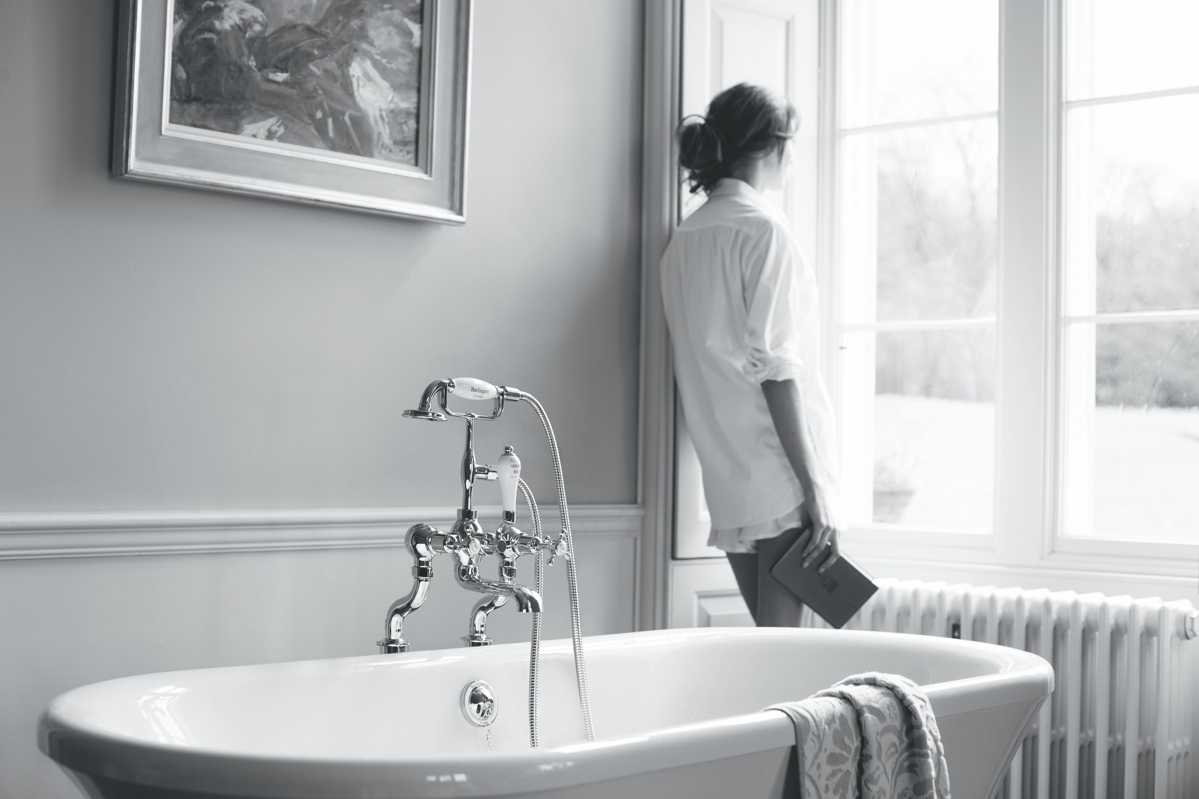 Акриловая овальная ванна Burlington BRINDLEY ARCH-00052924 - Вид №2