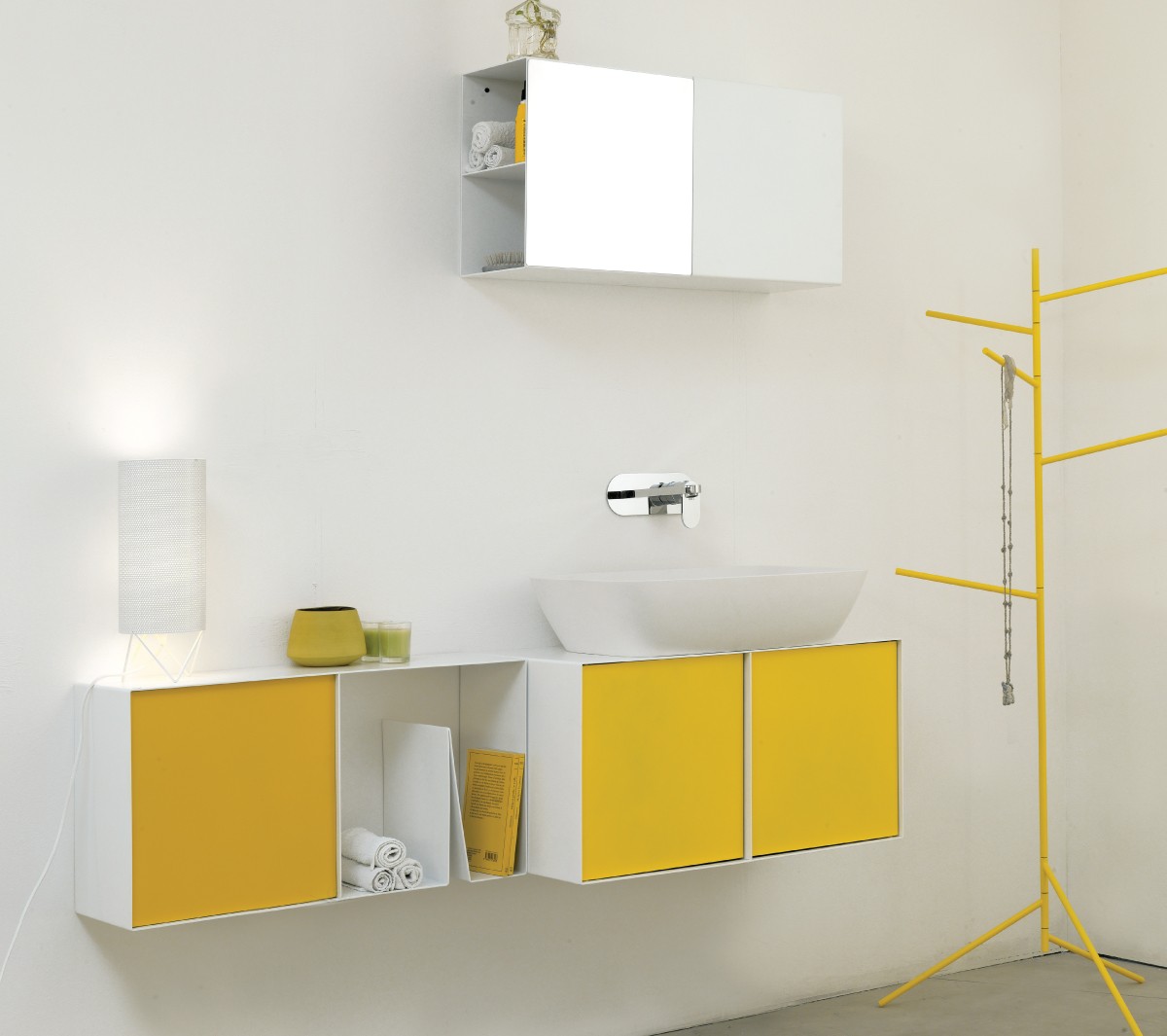 Ex.T Notch Cabinet 4 Умывальник настенный бирюзовый EXFORM4/6034  - Вид №2