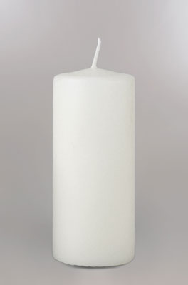 079301 Свеча пеньковая 5 х 11.5 см 181 г белая Омский Свечной 