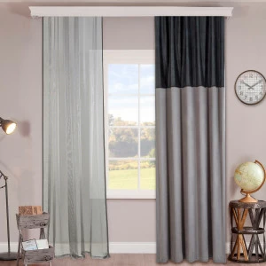 Штора подростковая серая 160х260 см Dark Metal, 1 полотно CILEK DARK METAL 00-3832642 Серый