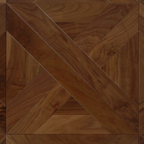 Модульный паркет Marco Ferutti Linea Linea Орех американский Селект (Гладкая) 405х405 мм 2600600037 - Вид №2