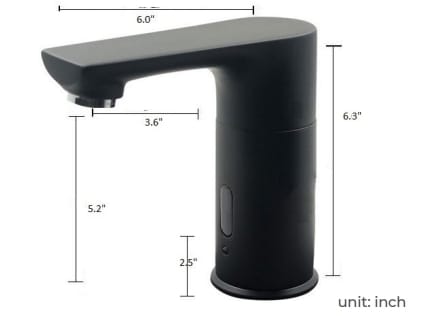 Напольный инфракрасный смеситель для раковины Fontana Showers BRIO ARCH-00136659 - Вид №3