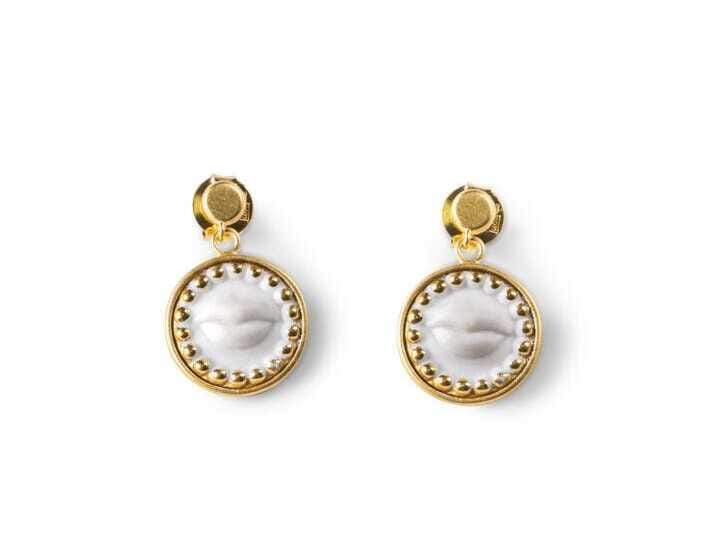 Серьги из фарфора Lladró KISS EARRINGS ARCH-00085631