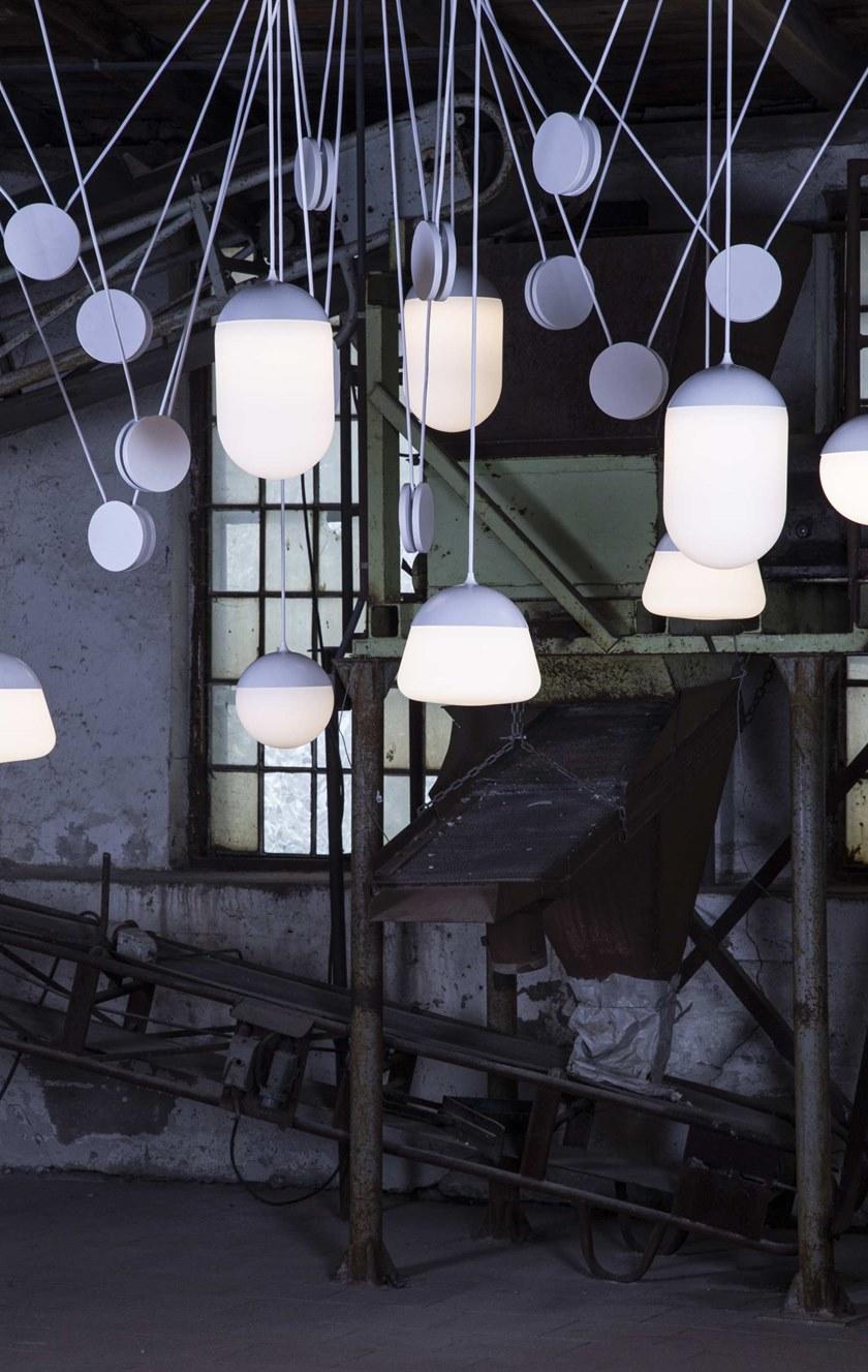 BROKIS Подвесной светильник из дутого стекла и металла Planets sun-id-1487500 - Вид №7